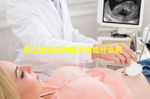 患上急性前列腺炎该吃什么药